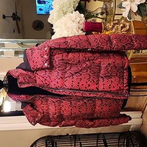 Zara snake print coat